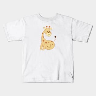 Adorable Giraffer Kids T-Shirt